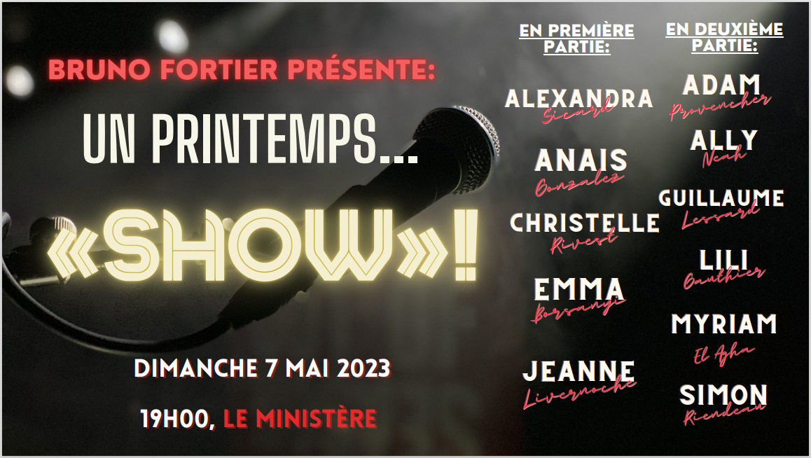 Un printemps show